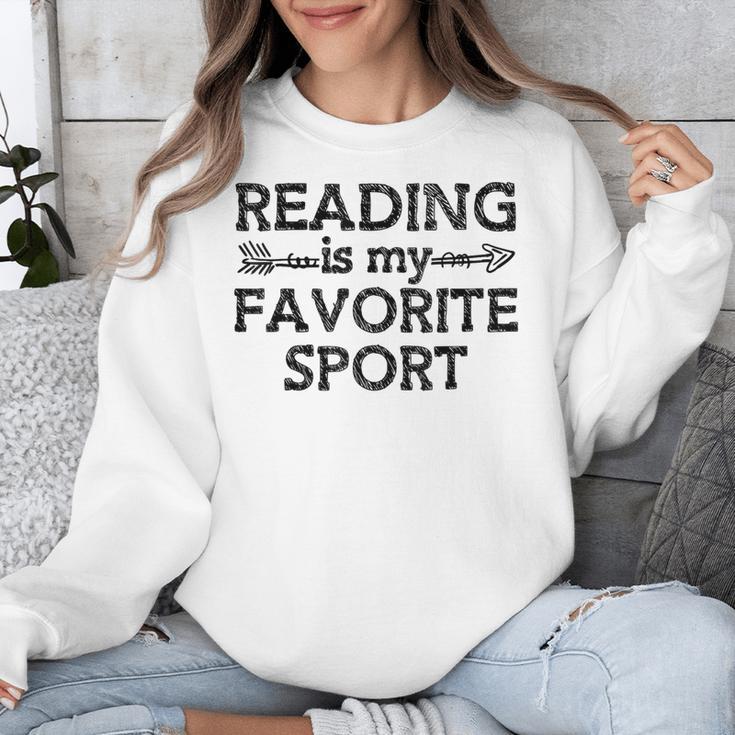 Reading Is My Favorite Sport Bookish Book-Club Bookworm Unisex Sweatshirt