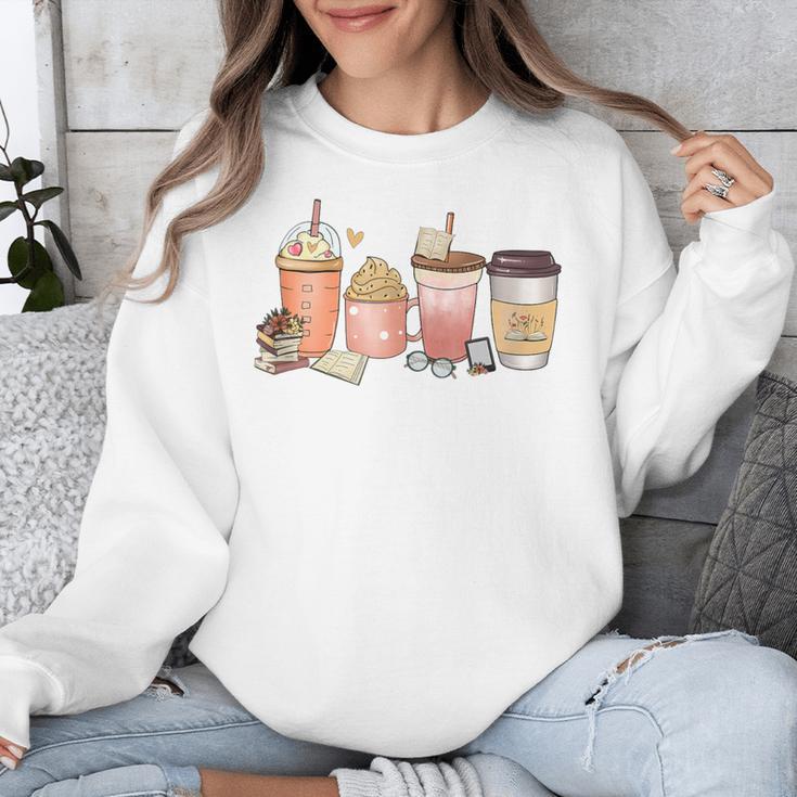 Reading Tea Coffee And Books Unisex Sweatshirt Reading Tea Coffee And Books Unisex Sweatshirt