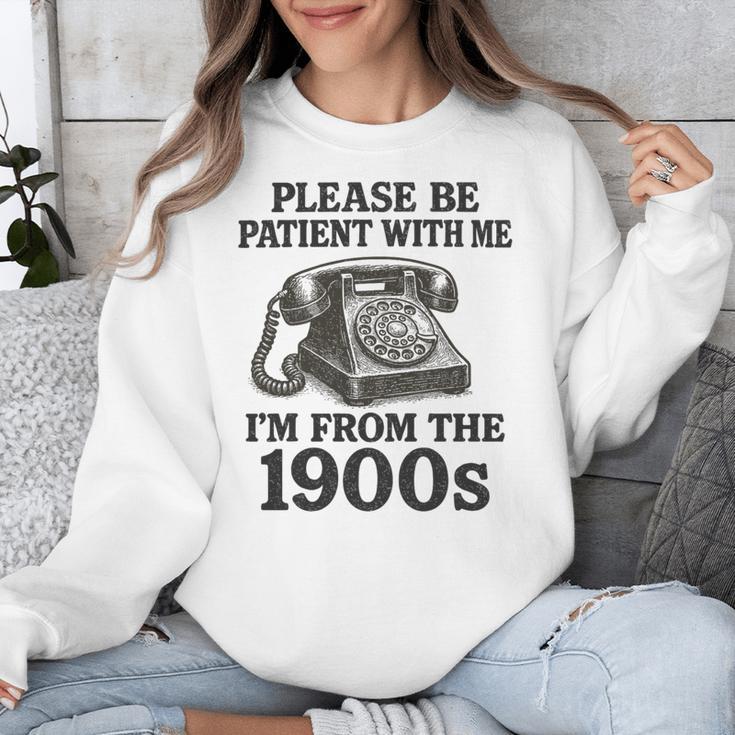 Sarcastic Please Be Patient I'm From The 1900s Premium Tri-Blend Unisex Sweatshirt Sarcastic Please Be Patient I'm From The 1900s Premium Tri-Blend Unisex Sweatshirt