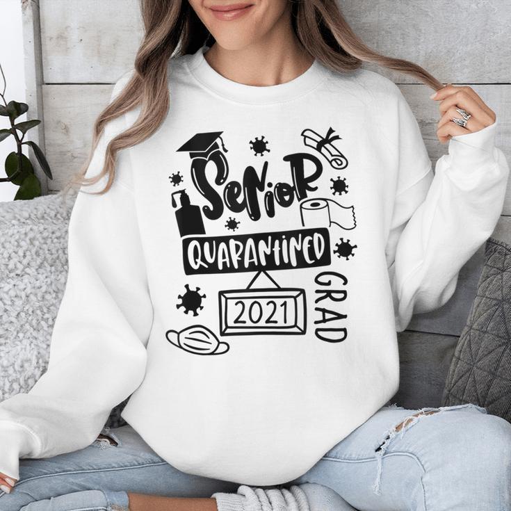 Senior 2021 Graduate 12th Grade Quarantine Senior Graduation Unisex Sweatshirt