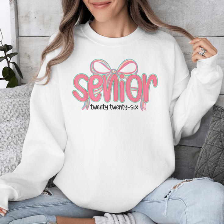 Senior 2026 Coquette Pink Bow Graduation 2026 Class Of 2026 Unisex Sweatshirt