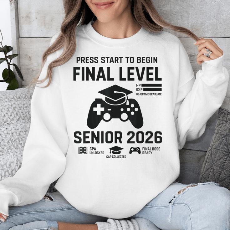 Senior 2026 Final Level Gamer Graduation 2026 Unisex Sweatshirt