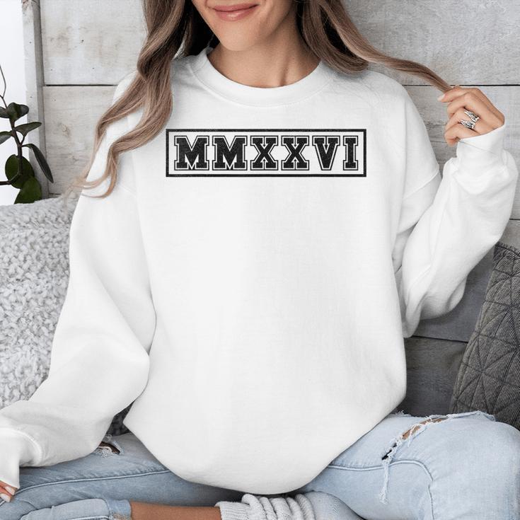 Senior 2026 MMXXVI Graduate Class Of 2026 Graduation Unisex Sweatshirt