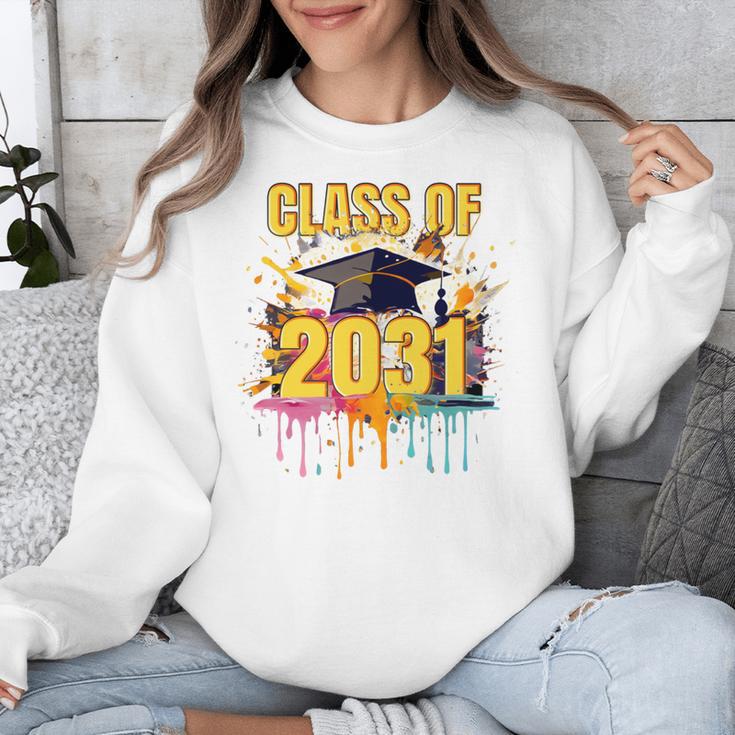 Senior 31 Class Of 2031 Back To School Graduation 2031 Unisex Sweatshirt