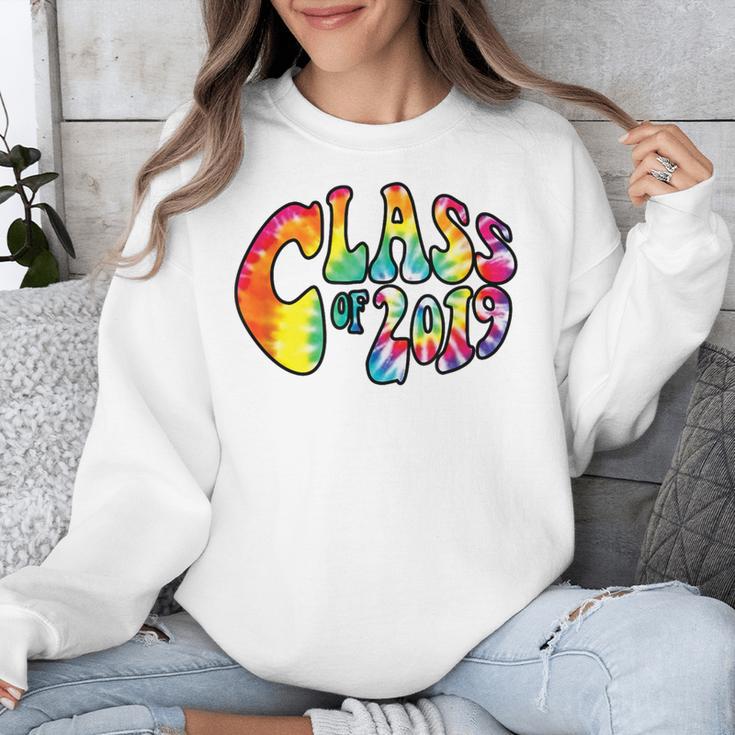 Senior Class Of 2019 Boho Tie Dye Graduation Unisex Sweatshirt