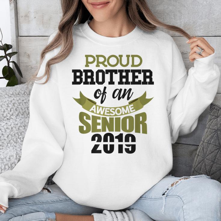 Senior Class Of 2019 Tshirt Graduation Awesome Brother Unisex Sweatshirt