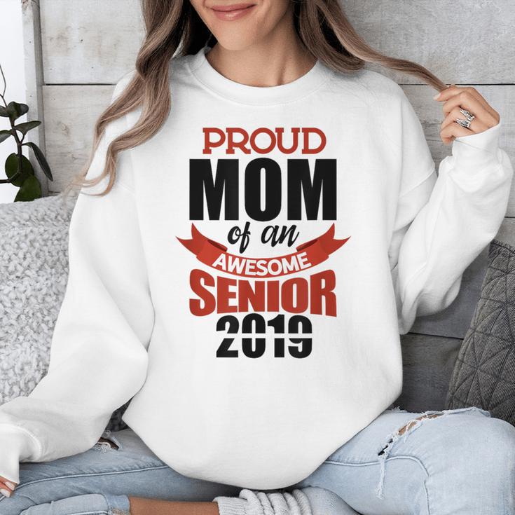 Senior Class Of 2019 Tshirt Graduation Awesome Mom Unisex Sweatshirt