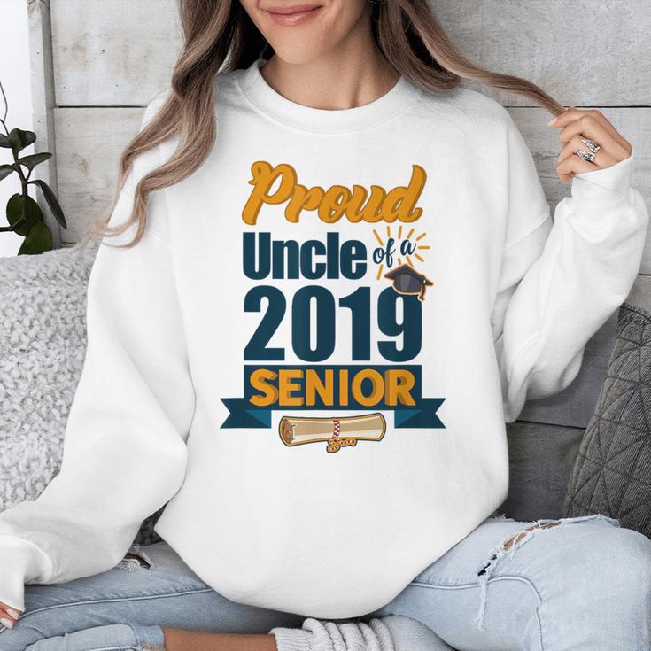 Senior Class Of 2019 Tshirt Graduation School Students Uncle Unisex Sweatshirt