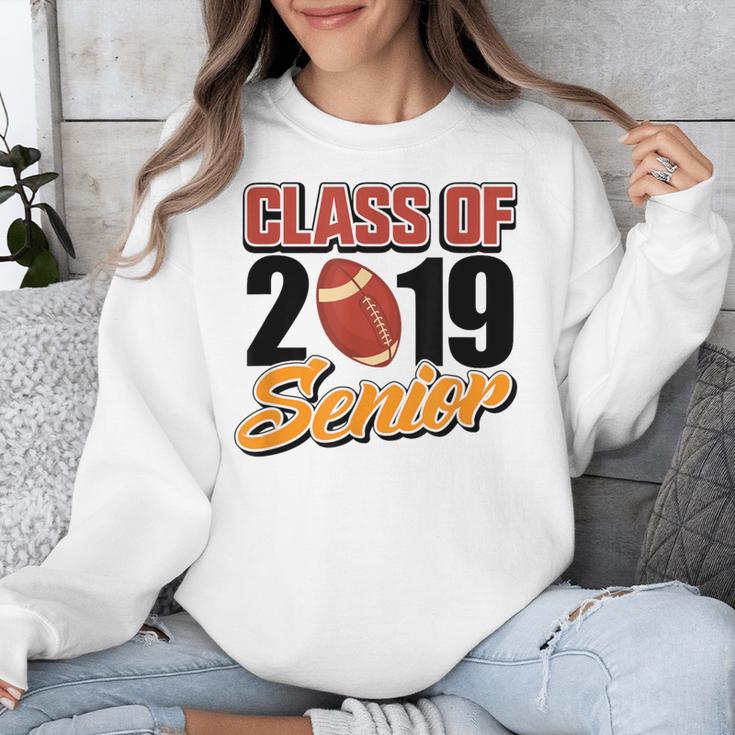Senior Class Of 2019 Tshirt Graduation Students Football Unisex Sweatshirt