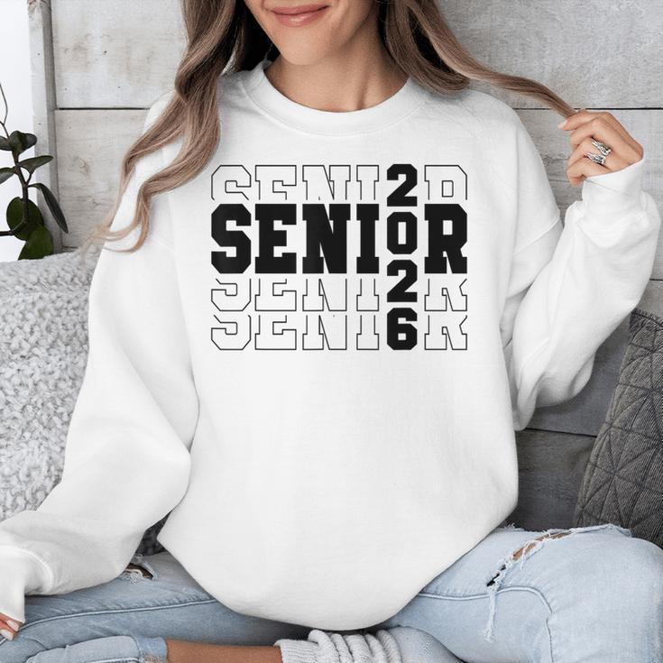 Senior Class Of 2026 Varsity Text Graduation Unisex Sweatshirt