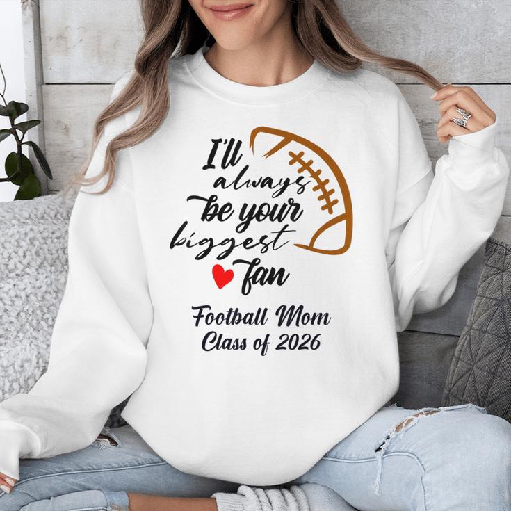 Senior Football Mom Class Of 2026 Graduation Graduate Unisex Sweatshirt
