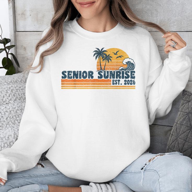 Senior Sunrise 2026 Graduation Cool Retro High School Unisex Sweatshirt