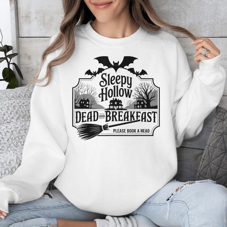 Sleepy Hollow Dead And Breakfast Please Book A Head Unisex Sweatshirt Sleepy Hollow Dead And Breakfast Please Book A Head Unisex Sweatshirt