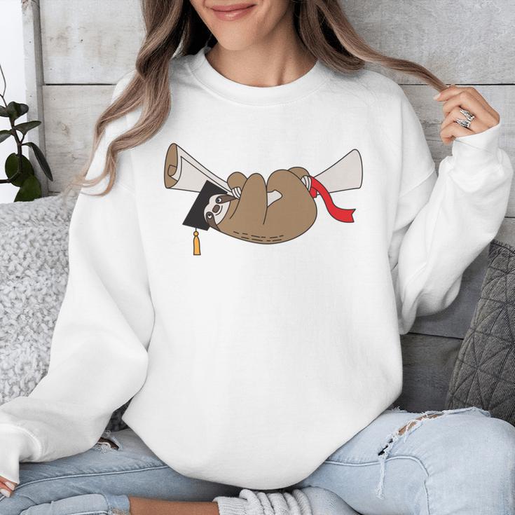 Sloth Graduation Shirt I Did It Diploma Grad Unisex Sweatshirt
