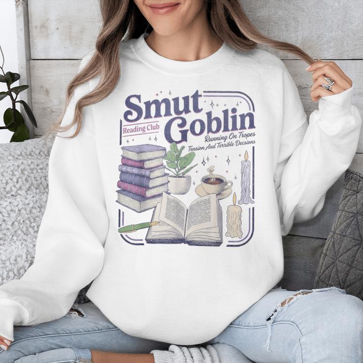 Smut Goblin Reading Club Book Lover Dark Academia Unisex Sweatshirt Smut Goblin Reading Club Book Lover Dark Academia Unisex Sweatshirt