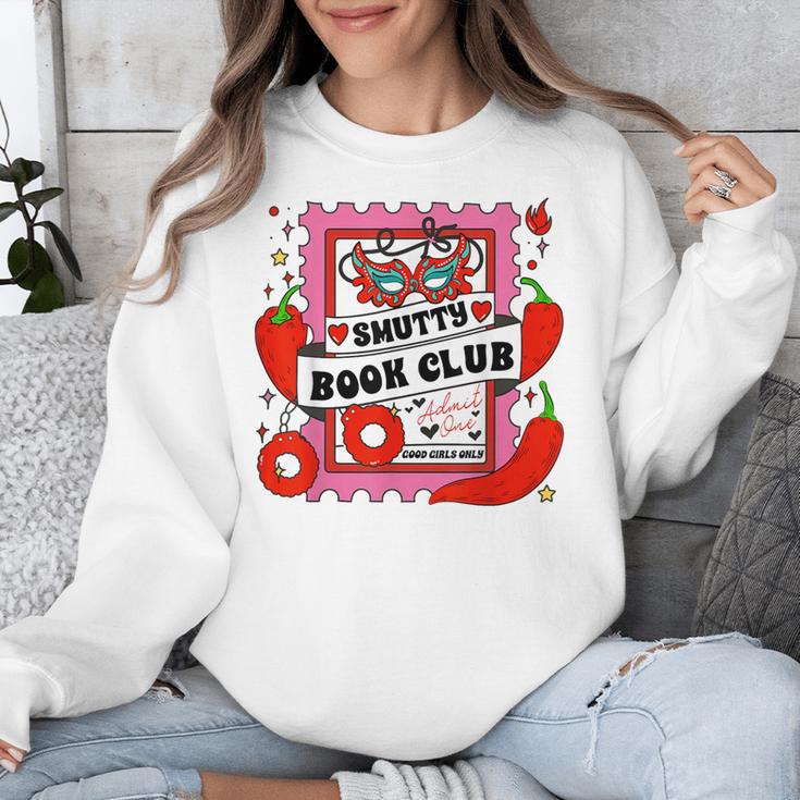 Smut Reader Smutty Vibes Spicy Romance Smutty Book Club Unisex Sweatshirt Smut Reader Smutty Vibes Spicy Romance Smutty Book Club Unisex Sweatshirt