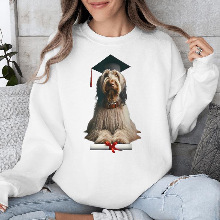Spinone Italiano Dog Graduation Cap School Graduate Owner Men Women Kids Unisex Sweatshirt