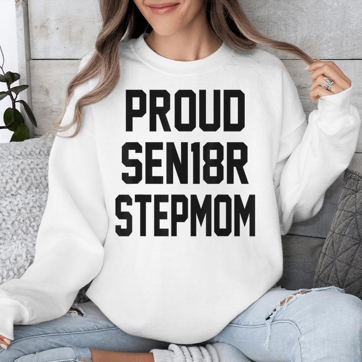 Stepmom Stepmother SEN18R Grad Senior Graduation Party Shirt Unisex Sweatshirt