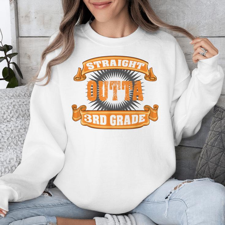 Straight Outta 3rd GradeShirt Third Graduation Boys Girls Unisex Sweatshirt