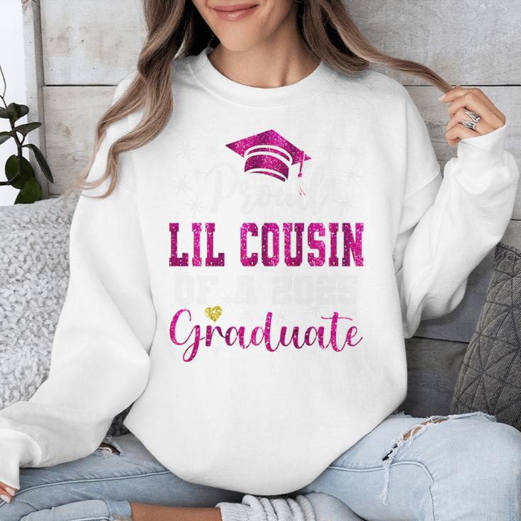 Super Proud Little Cousin Of 2025 Graduate Graduation Family Premium Tri-Blend Unisex Sweatshirt