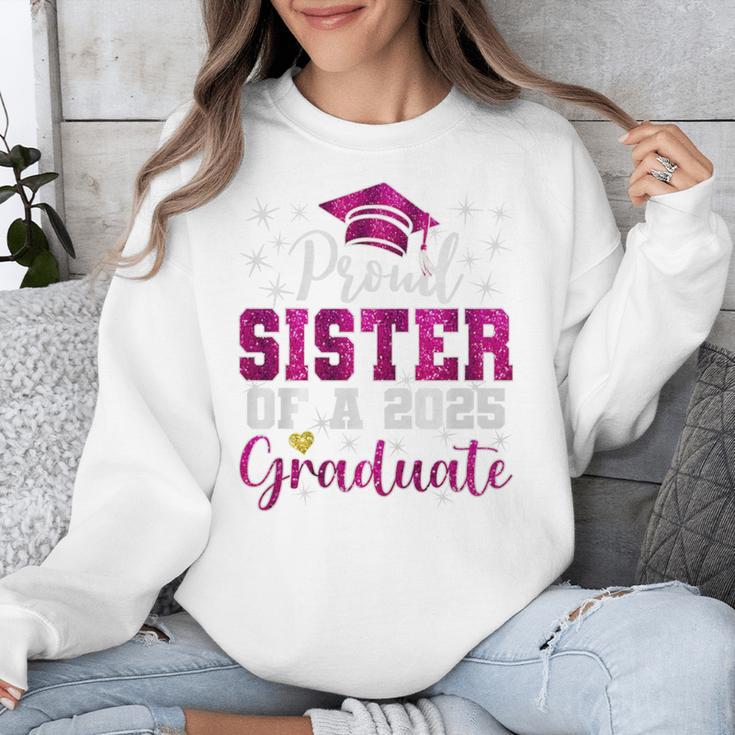 Super Proud Sister Of 2025 Graduate Senior Graduation Family Premium Tri-Blend Unisex Sweatshirt