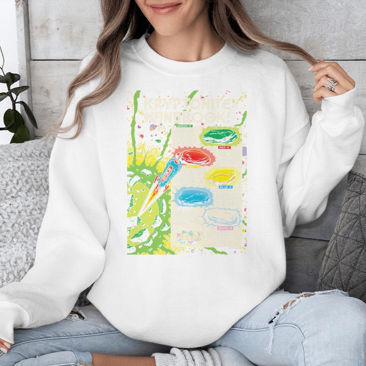 Superman Kryptonite Handbook Premium Tri-Blend Unisex Sweatshirt