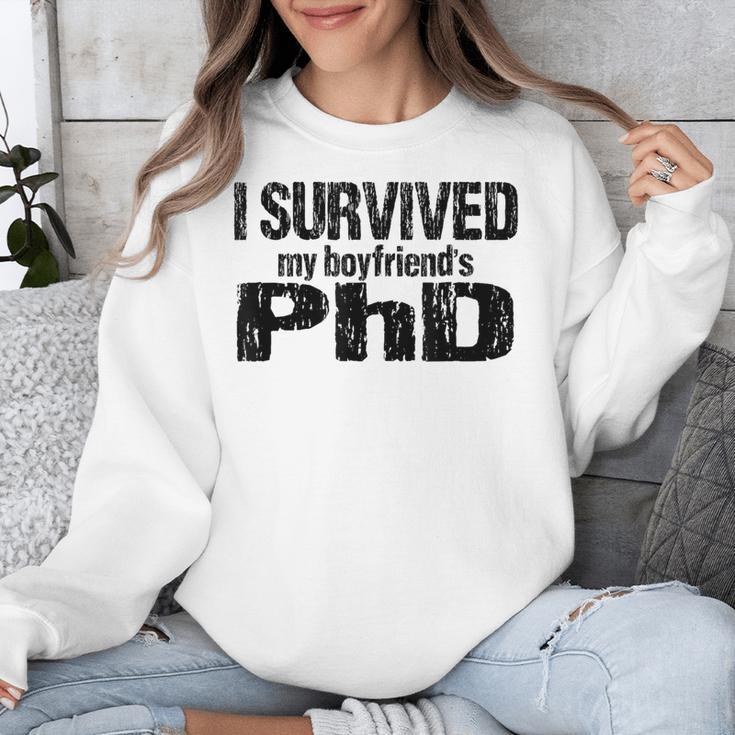 I Survived My Boyfriend's PhD Graduation T-Shirt Unisex Sweatshirt