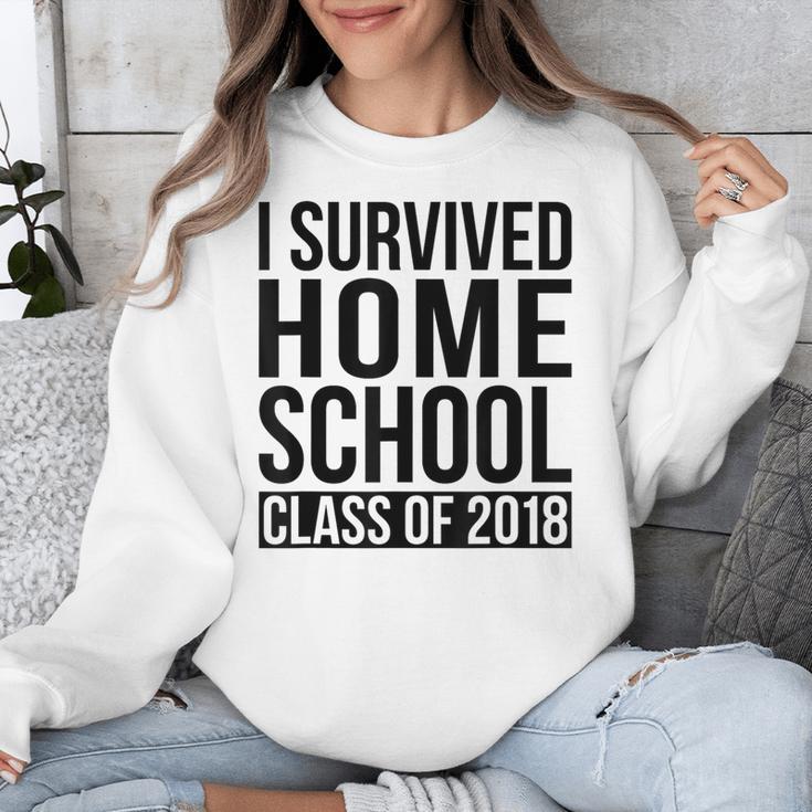 I Survived Home School Class Of 2018 Graduation Unisex Sweatshirt