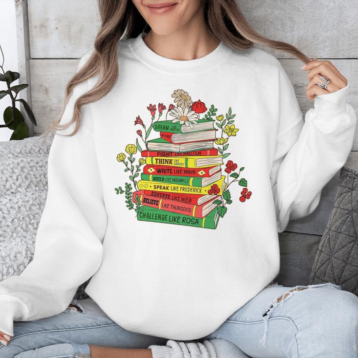 History Month Black History Shirts Book Lover Teacher Unisex Sweatshirt