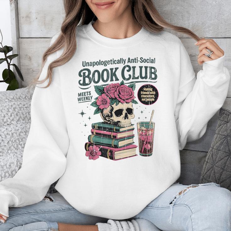 Unapologetically Anti Social Book Club Unisex Sweatshirt
