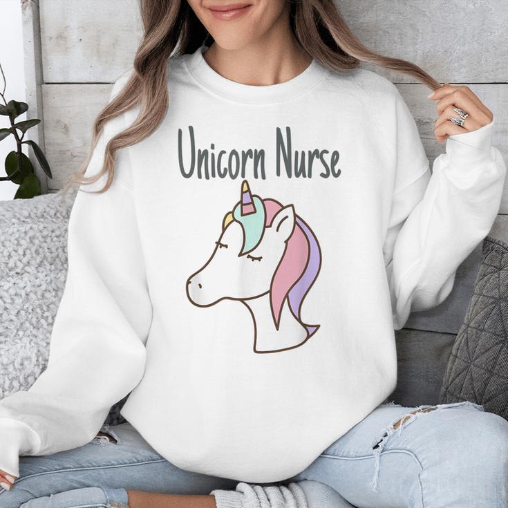 Unicorn RN GraduationShirt Nurse Shirts Unisex Sweatshirt