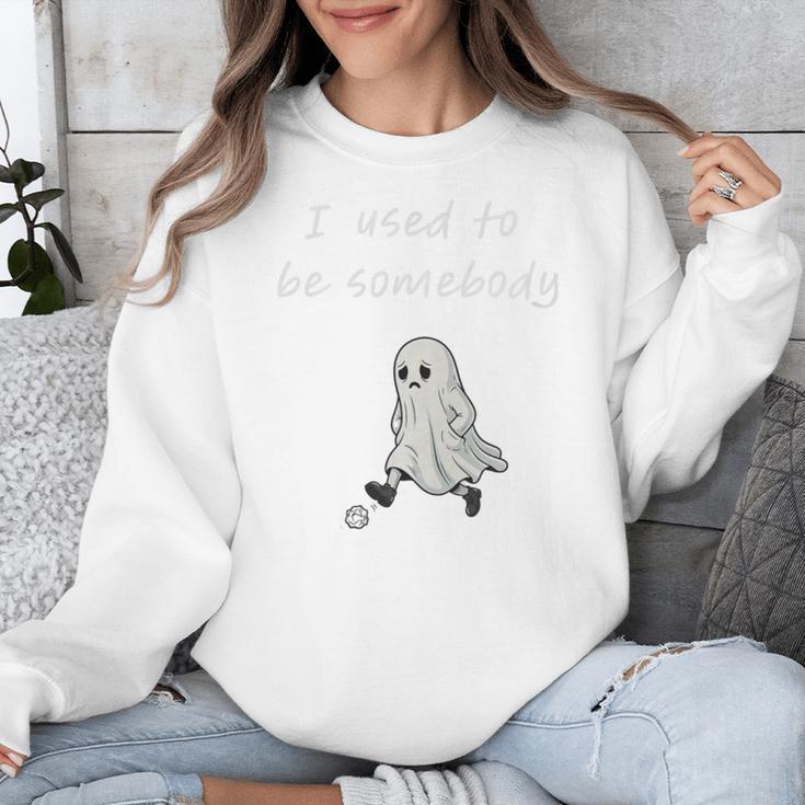 I Used To Be Somebody Nostalgia Halloween Spooky Season Premium Tri-Blend Unisex Sweatshirt I Used To Be Somebody Nostalgia Halloween Spooky Season Premium Tri-Blend Unisex Sweatshirt