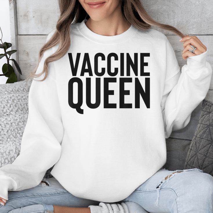 Vaccine Queen Nursing Graduation Shirt Unisex Sweatshirt