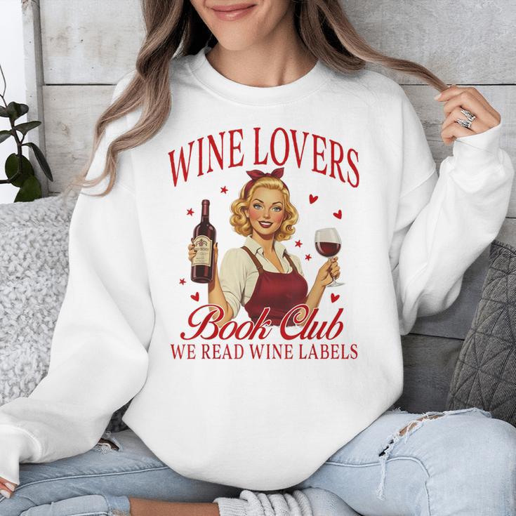 Valentine’s Day Wine Lovers Book Club We Read Wine Labels Unisex Sweatshirt Valentine’s Day Wine Lovers Book Club We Read Wine Labels Unisex Sweatshirt