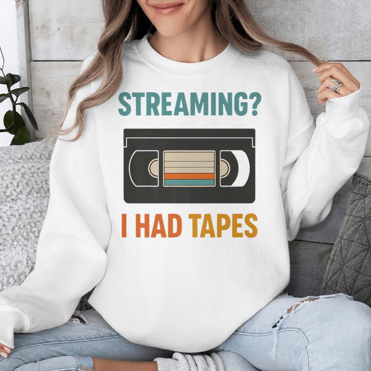 VHS Cassette Tape Retro 80s 90s Nostalgia Premium Unisex Sweatshirt