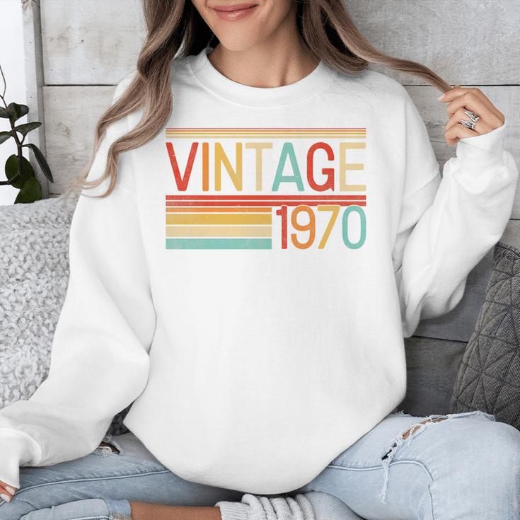 Vintage 1970 Birthday Retro Style 70's Born Nostalgia Party Premium Tri-Blend Unisex Sweatshirt Vintage 1970 Birthday Retro Style 70's Born Nostalgia Party Premium Tri-Blend Unisex Sweatshirt