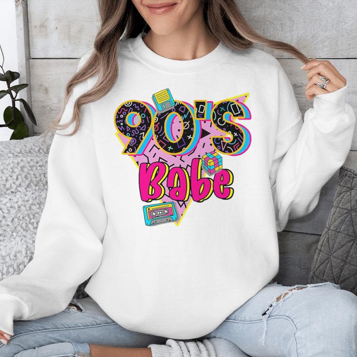 Vintage 90's Babe Party Back To 90s Cassette Nostalgia Premium Tri-Blend Unisex Sweatshirt Vintage 90's Babe Party Back To 90s Cassette Nostalgia Premium Tri-Blend Unisex Sweatshirt