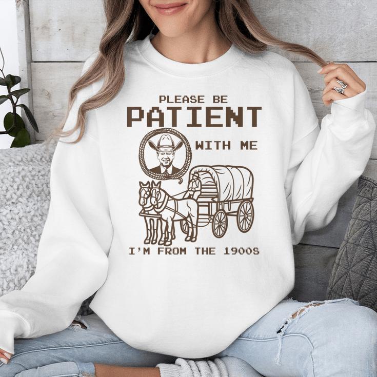 Vintage Biden Please Be Patient With Me I'm From The 1900s Unisex Sweatshirt Vintage Biden Please Be Patient With Me I'm From The 1900s Unisex Sweatshirt