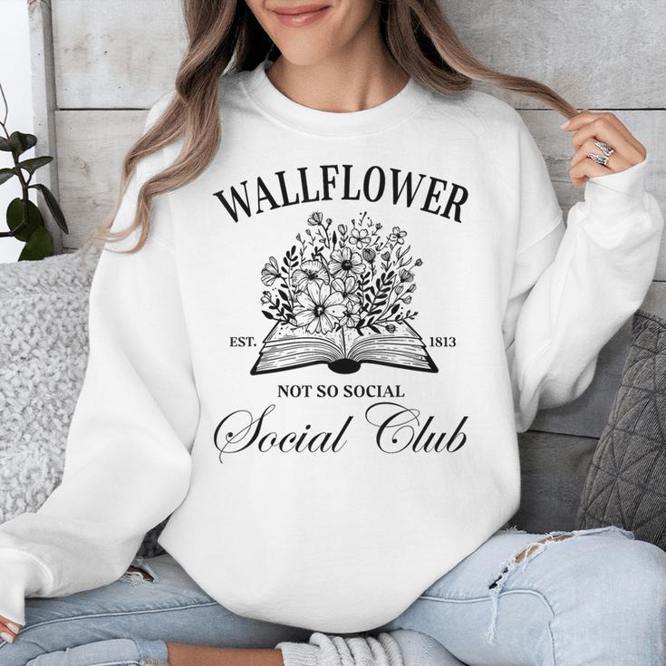Wallflower Social Club Wildflower Social Club Book Lover Unisex Sweatshirt Wallflower Social Club Wildflower Social Club Book Lover Unisex Sweatshirt