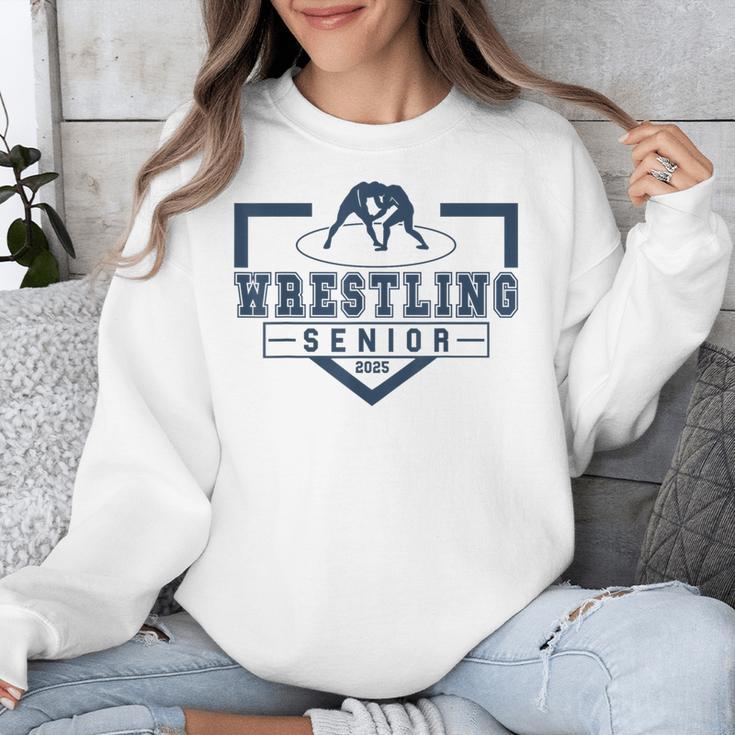 Wrestling Senior Night Wrestling Senior 2025 Graduation 66 Unisex Sweatshirt