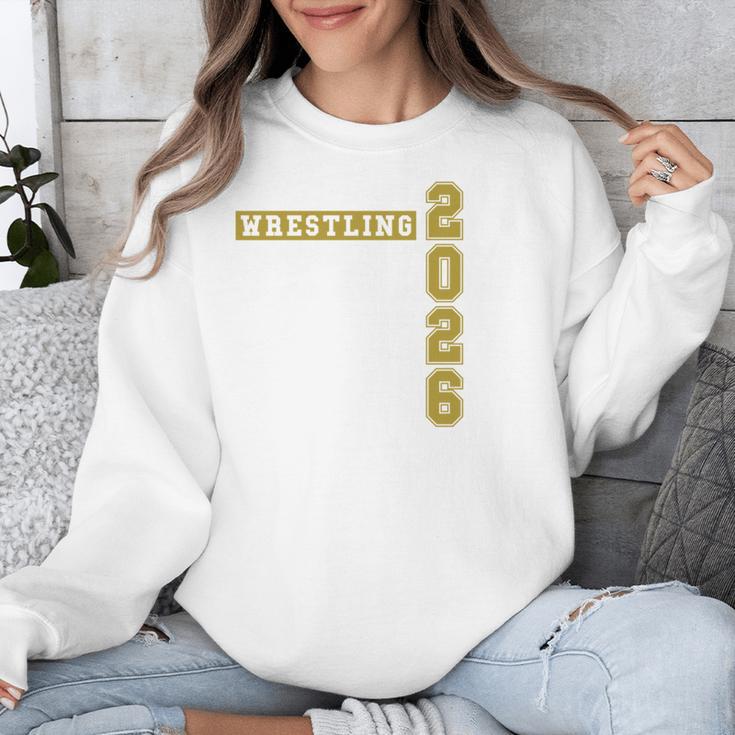 Wrestling Senior Night Wrestling Senior 2026 Graduation 43 Unisex Sweatshirt
