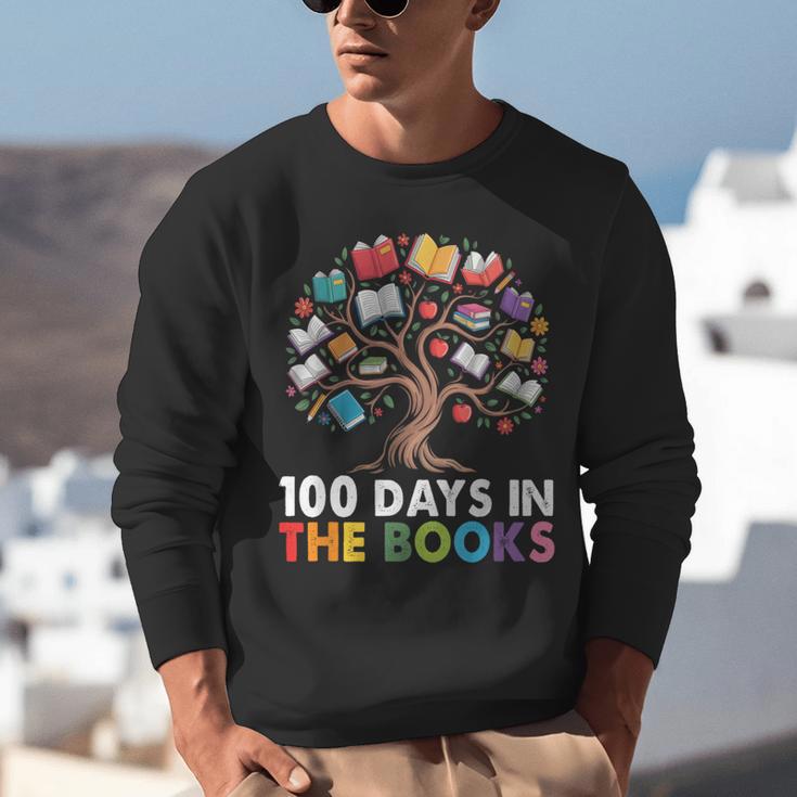 100 Days In The Books Reading Teachers Librarians School Unisex Sweatshirt 100 Days In The Books Reading Teachers Librarians School Unisex Sweatshirt