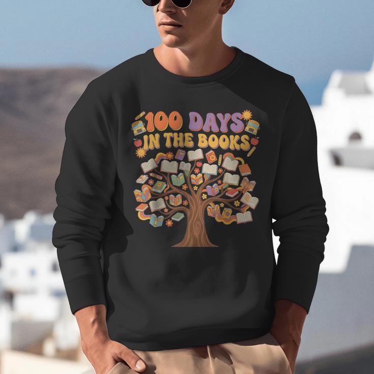100 Days Of School 100 Days In The Books Librarian Read Unisex Sweatshirt