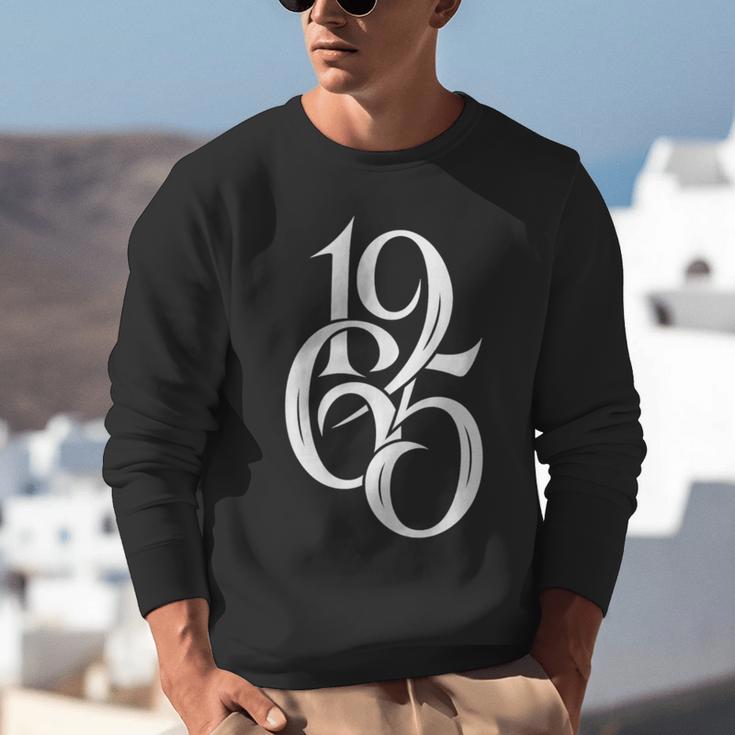 1965 Vintage Retro Birthday Year Nostalgia Unisex Sweatshirt