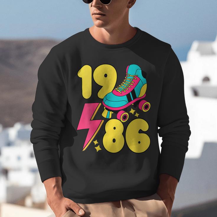 1986 Retro Raised In The 80s Old School Nostalgia Vibes Unisex Sweatshirt