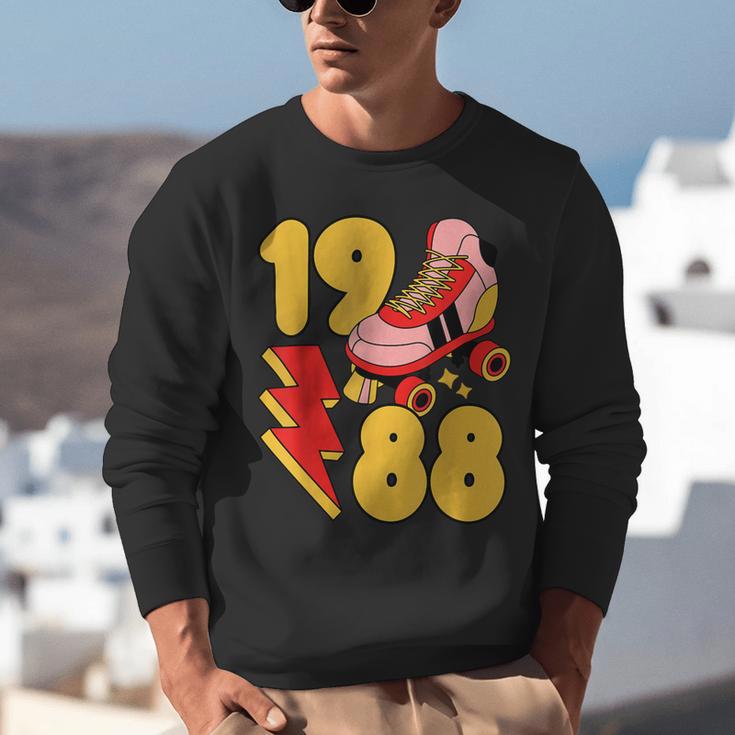 1988 Retro Roller Skate Vintage 80s Nostalgia Collector Unisex Sweatshirt