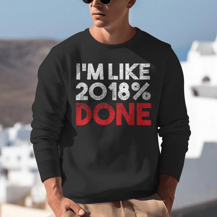 2018 Percent Done Senior Graduation Shirt Unisex Sweatshirt