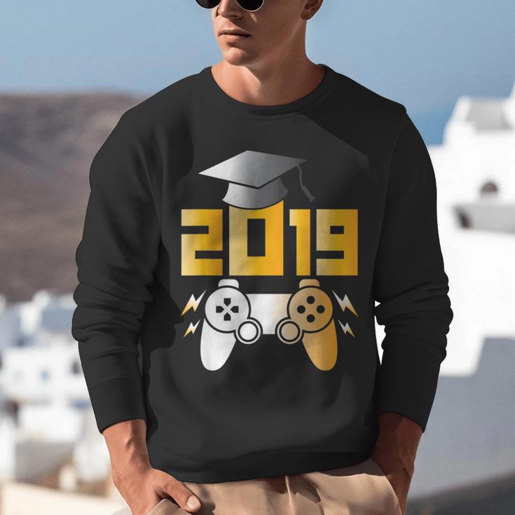 2019 High School Graduation Shirt Gamer Graduate Unisex Sweatshirt