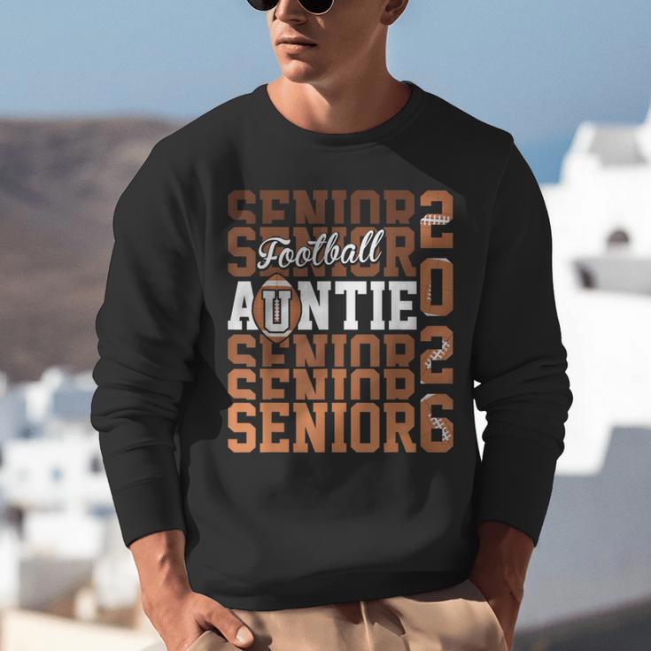2026 Football Senior Auntie Graduation Matching Family Unisex Sweatshirt