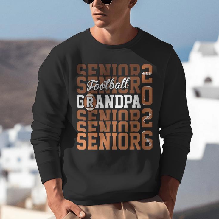 2026 Football Senior Grandpa Graduation Matching Family Unisex Sweatshirt